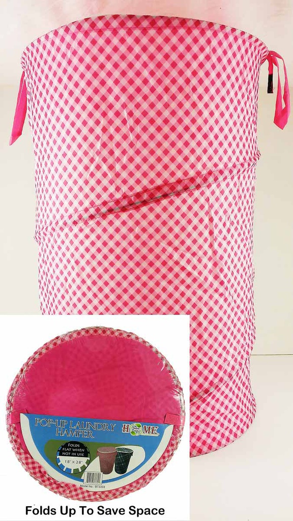 190T Polyester Pop-Up Hampers, Mixed Colors (24 pcs/ctn)