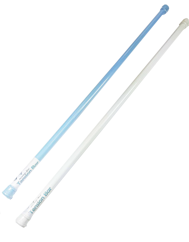 41"~76" Adjustable Steel Shower Rod, Mixed Colors (24 pcs/ctn)