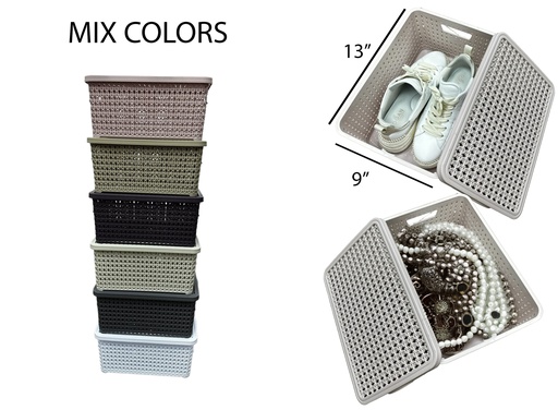 [P70066] 10 Liter Knit  Design Multi-Purpose Box (12 pc/ctn)
