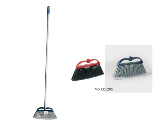 [C21-10482] Italian Garden Broom w. Metal Handle (25 pc/ctn)