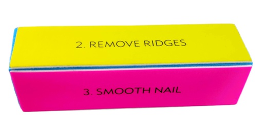 [BU-A01] Nail File/Buffer, EVA 4 Sided, 4 Coarseness, 3.6" (288 pcs/ctn)