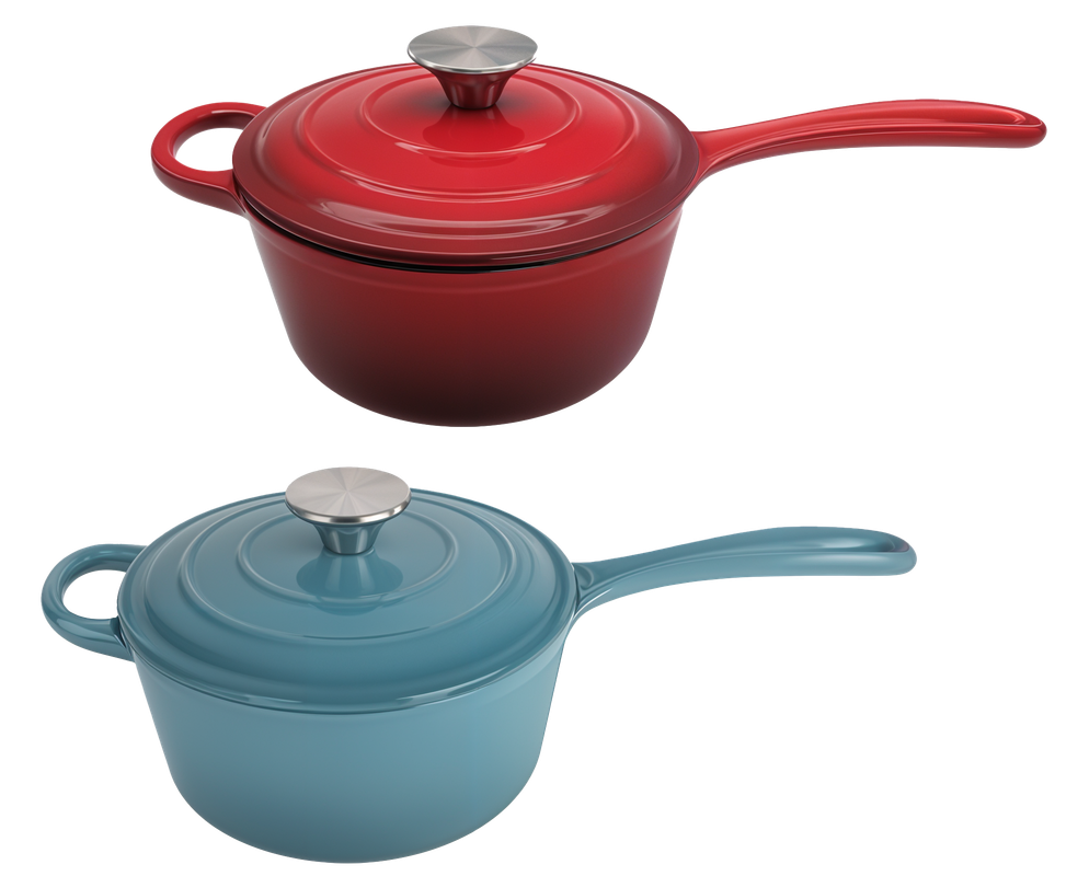 2.0QT 19cm Enamel Cast Iron Sauce pan(4 pc/ctn)