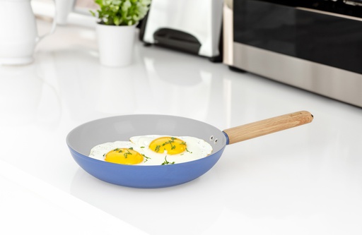 [4017-24] 9.5"(24cm) Non-Stick Alum. Fry Pan (6 pc/ctn)