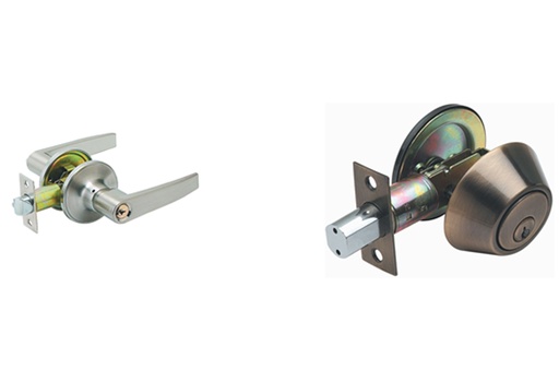 [DL122] Antique 2 pc Stainless Steel Door Lock Set  (12 set/ctn)