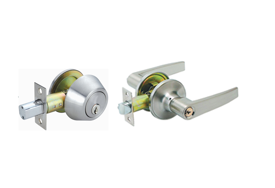 2 pc Stainless Steel Door Lock Set  (12 set/ctn)