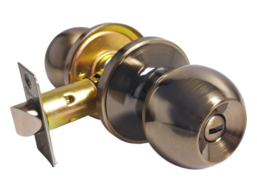 [DL072AB] Antique Stainless Steel Golden Bathroom Door Lock (12 pcs/ctn)