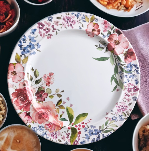 [M934-11] 11" Dinner Plate, 100% Melamine (24 pc/ctn)