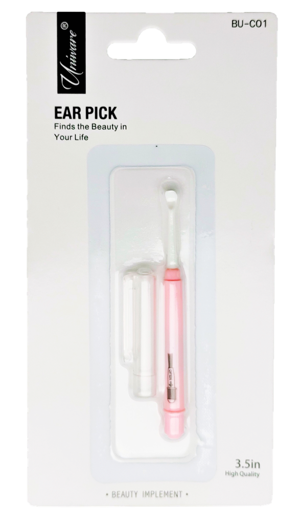 ABS Ear Pick w/ Cleaning Brush (576 pcs/ctn)