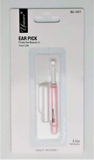 [BU-C01] ABS Ear Pick with Cleaning Brush (576 pcs/ctn)