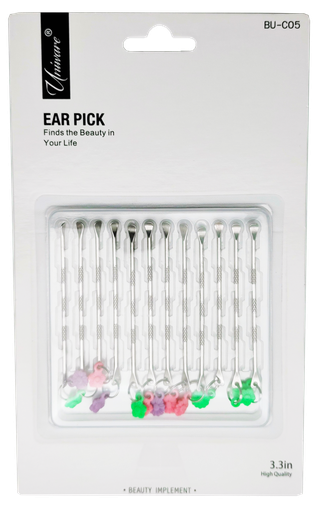 [BU-C05] Stainless Steel Ear Pick Set 12pc (576 sets/ctn)