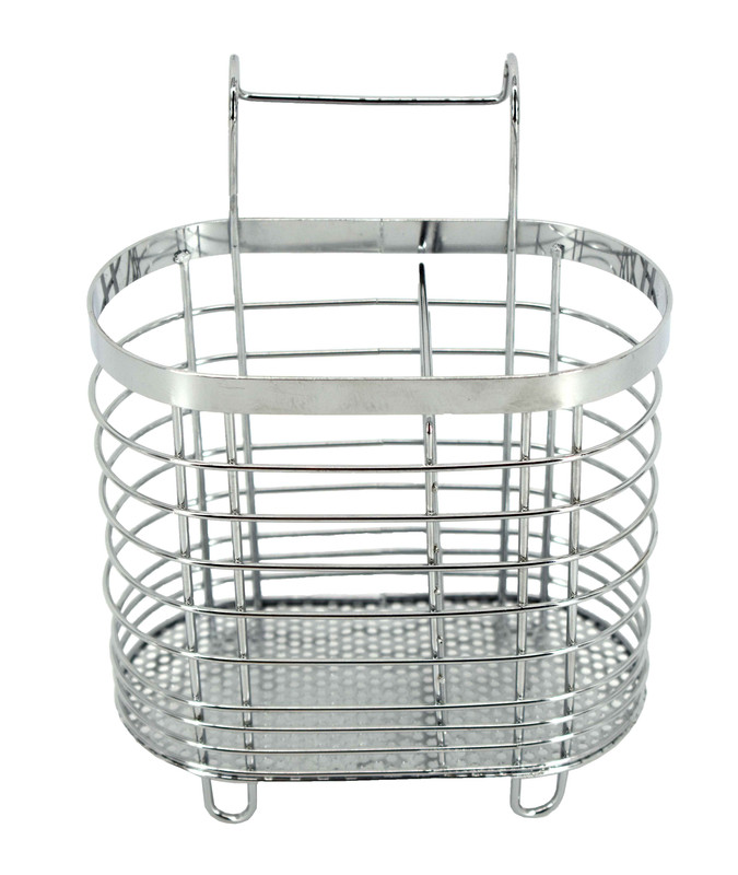 Chrome Plated Utensil Holder (24 pcs/ctn)