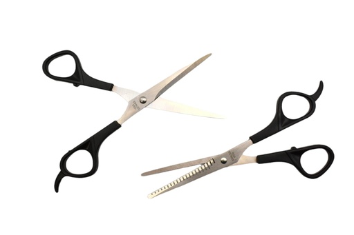 [BU-G01] Barber Scissors Set, Straight Blade/Thinning Shears (288 pcs/ctn)