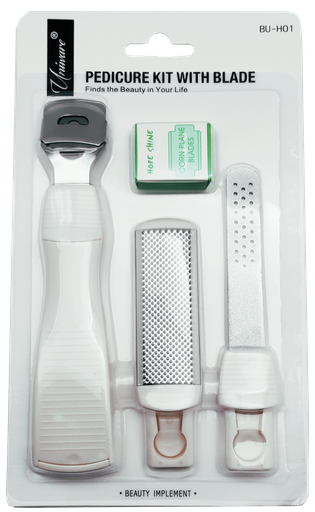 [BU-H01] Pedicure Kit with Blade (144 pcs/ctn)