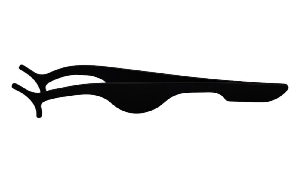 Stainless Steel Tweezer Eyelash 4.2" (576 pcs/ctn