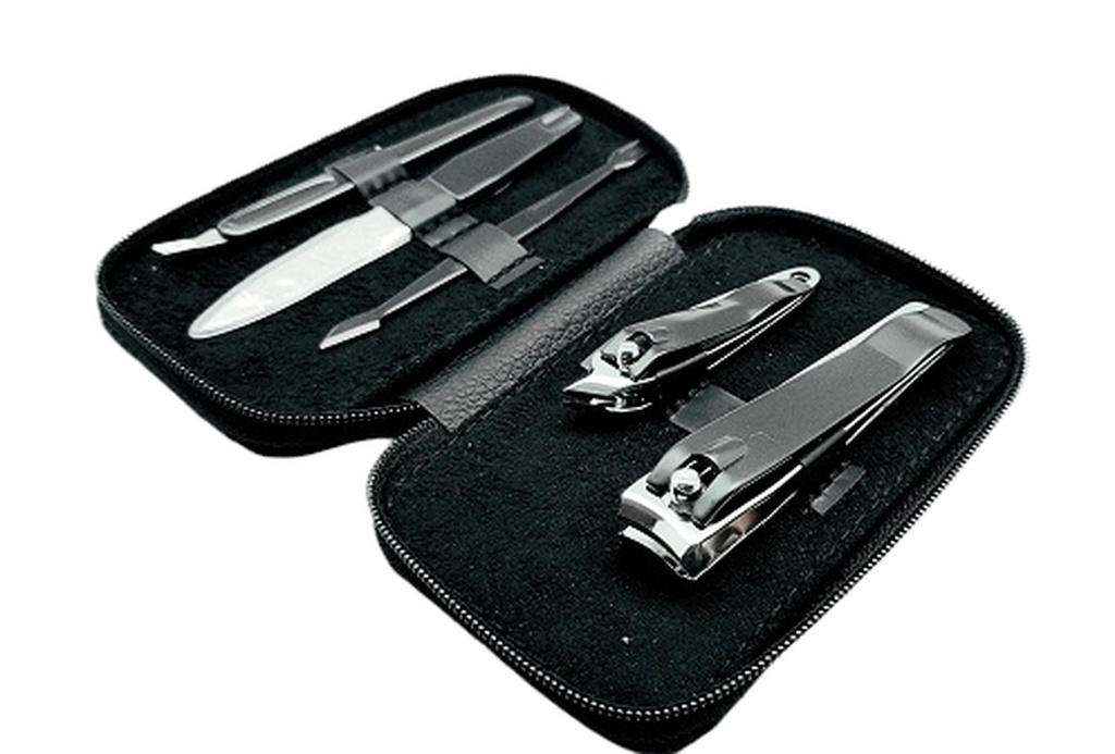 Stainless Steel Manicure Set w/ Case 5pc (288 sets/ctn)