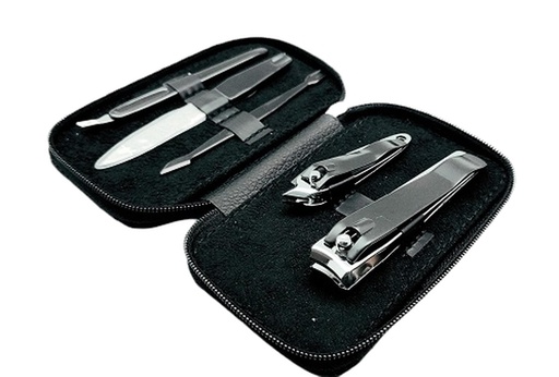 [BU305] Stainless Steel Manicure Set w/ Case 5pc (288 sets/ctn)