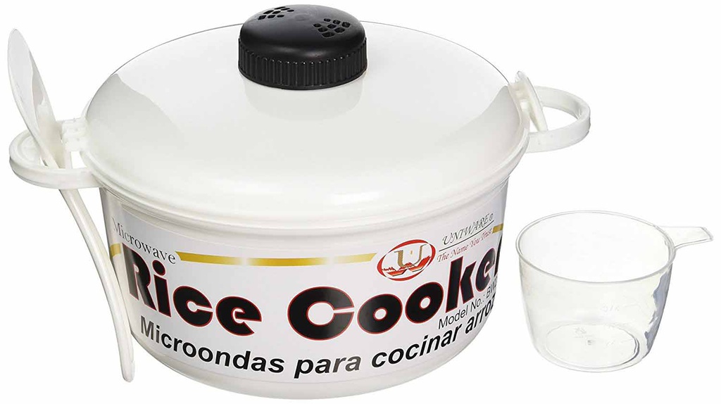 2.5QT Microwave Rice Cooker with Cup and Spoon (12 pcs/ctn)