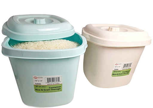 [P28460] Rice and Grain Storage Container, Capacity 20kg (24 pc/ctn)