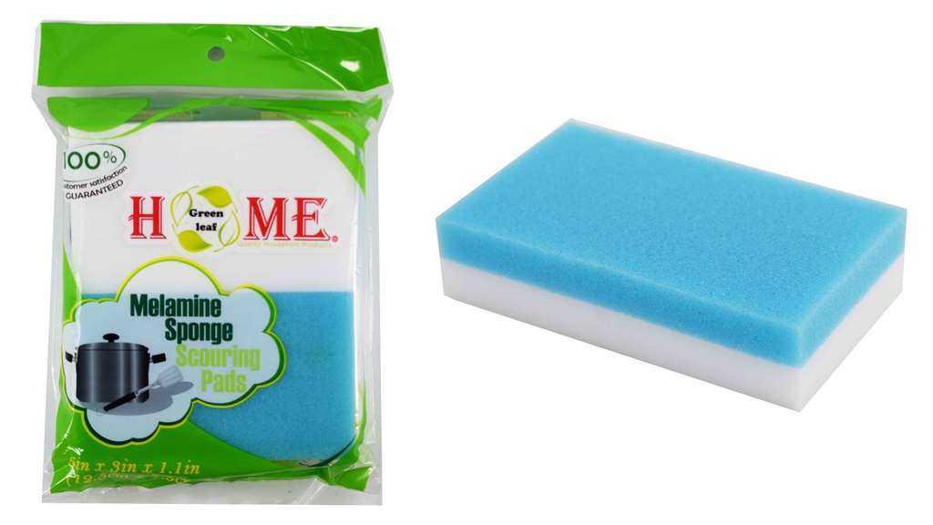 2 pc Melamine Sponge Scouring Pads (72 pcs/ctn)
