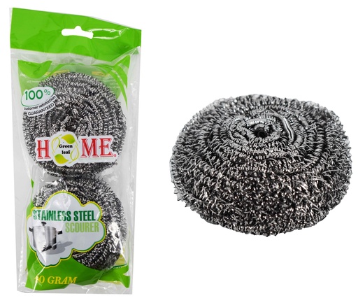[C21-00023] 2 pc Stainless Steel Scrubbing Ball (72 pcs/ctn)