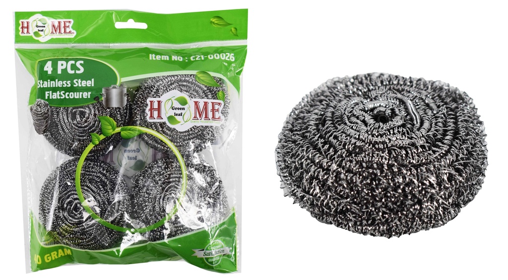 4pc Stainless Steel Scrubbing Balls (72 pcs/ctn)