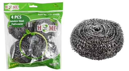 [C21-00026] 4pc Stainless Steel Scrubbing Balls (72 pcs/ctn)