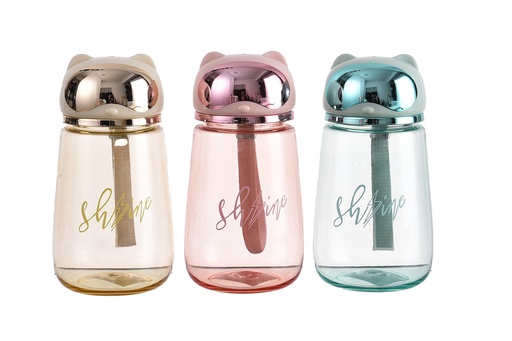[7205] 450ml BPA Free Sports Bottle, Cat Design (24 pc/ctn)