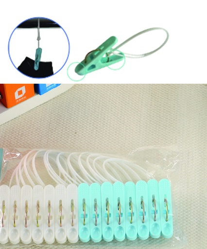 [P205] 15 pc AnitSlip Plastic Strong Pole Clip Set (96 pc/ctn)