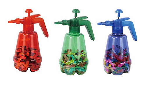 [C21-00094] 1.5 Liters Hand Pressure Pump with 100 Balloons (15 pcs/ctn)