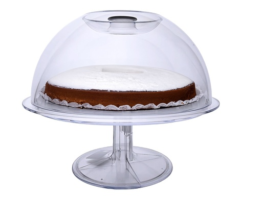 [P71178] 22cm Pastry Holder Transparent made in Italy (4 pc/ctn)