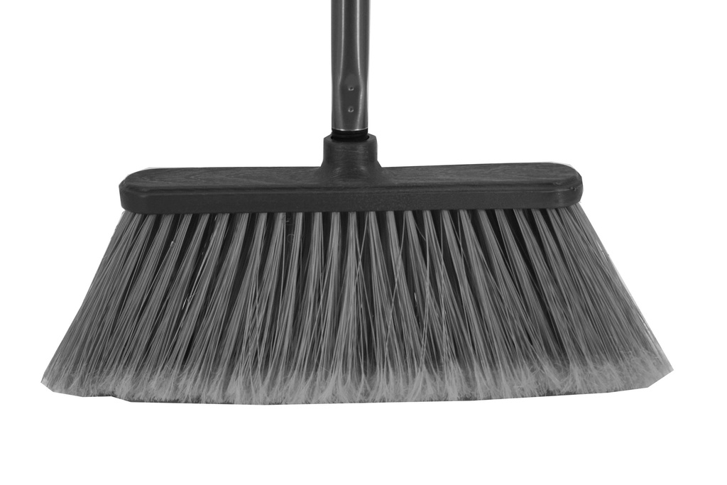 47" Broom with Metal Handle, Gold Color (18 pcs/ctn)