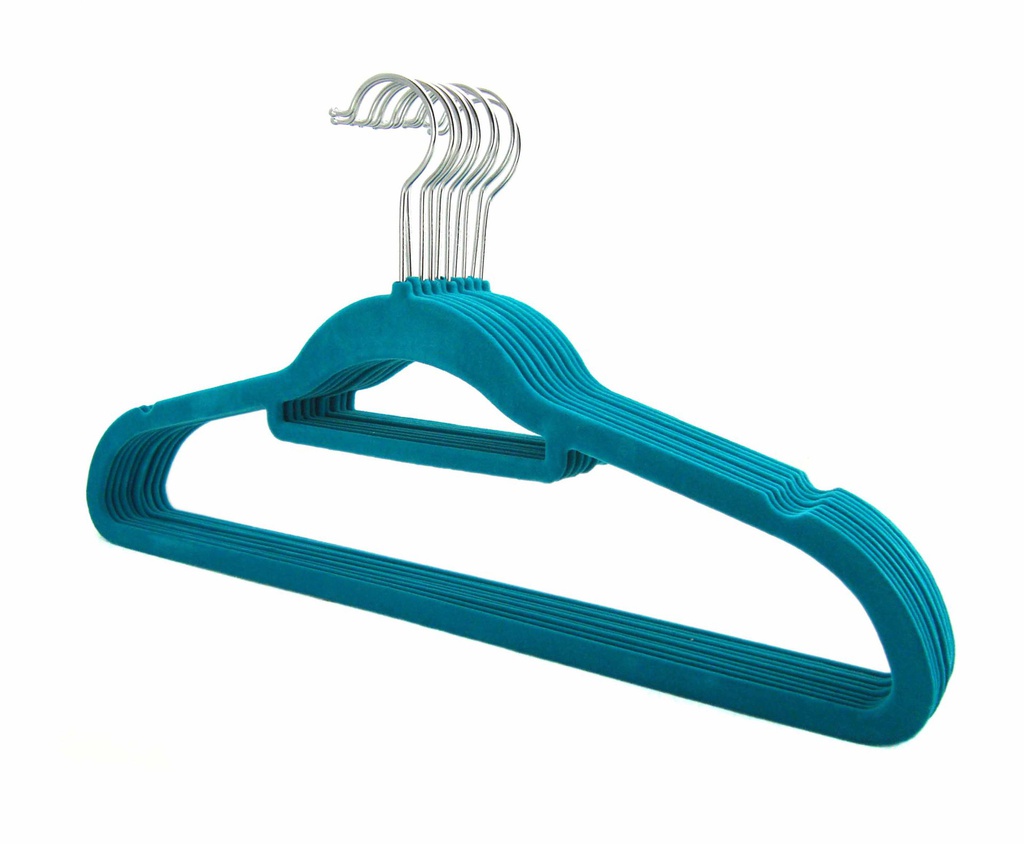 10 pc Blue Clothes Hangers (12 sets/ctn)