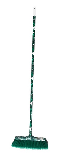 [C21-10566GR] 36" Green Italy Broom with Handle (12 pc/ctn)