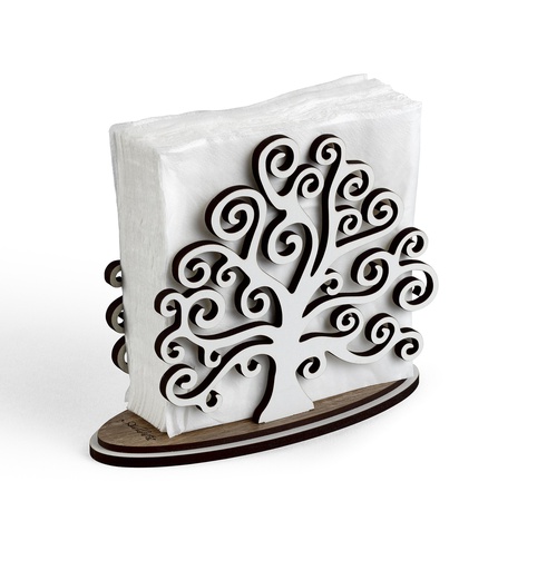 [H20004] Laser Cutting Wood Tissue Holder (8 pc/ctn)