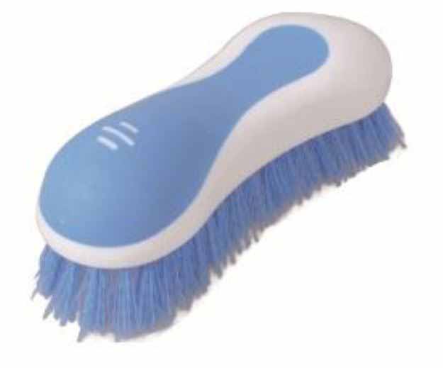 Blue/White Carpet Scrub Brush with Non-Slip Grip (24 pcs/ctn