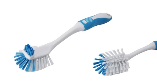[C21-11308] Kitchen Double Sided Dish Brush with Long Handle (48 pcs/ctn