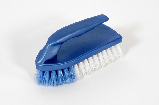 [C21-11309] Italian Blue Iron Hand Scrub Brush with Handle (24 pcs/ctn)