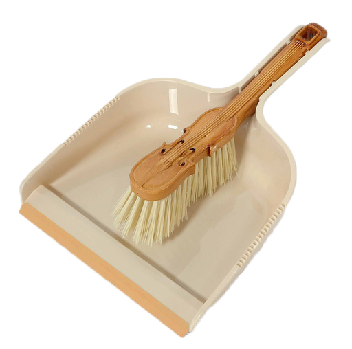 [C21-11310] Italian Violin Brush and Dust Pan Set, 13"x9"x2.5" (24 sets/ctn)