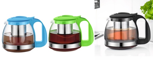 [A10065] 700ml Glass Kettle with S.S. Filter (24 pcs/ctn)