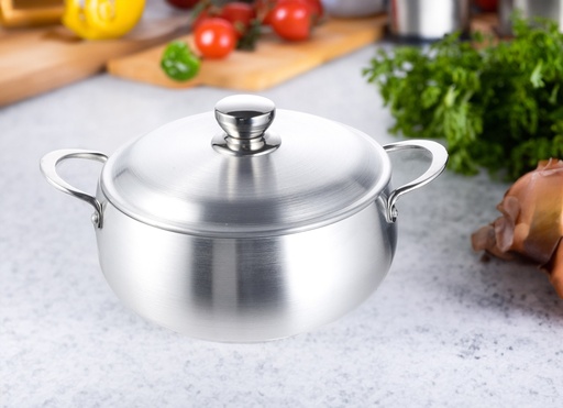 [9960-3] 2.0 QT Heavy Duty Aluminum Calderon w. S.S Handle (6 pc/ctn)