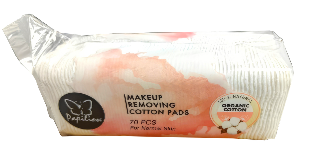 70 pc MAKE UP REMOVING COTTON PADS (48 bag/ctn)
