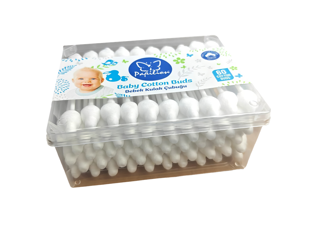 60 pc BABY COTTON BUDS (144 set/ctn)