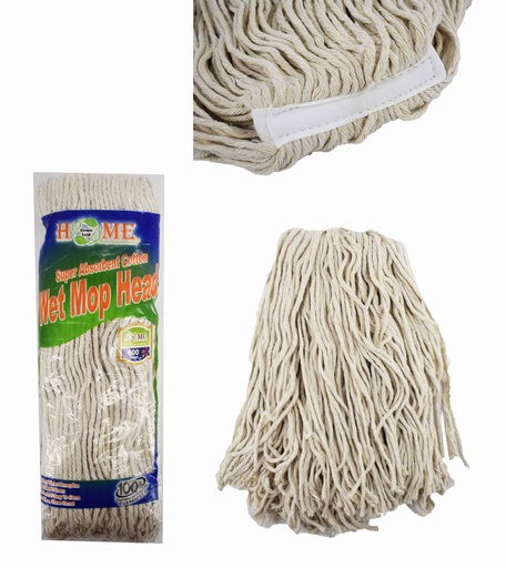 [C22-9400] 400 Gram 100% Cotton Wet Mop Head (12 pcs/ctn)