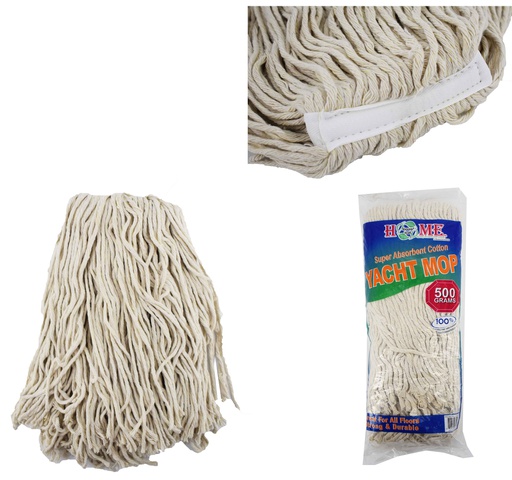 [C22-9500] 500 Gram 100% Cotton Wet Mop Head (12 pcs/ctn)