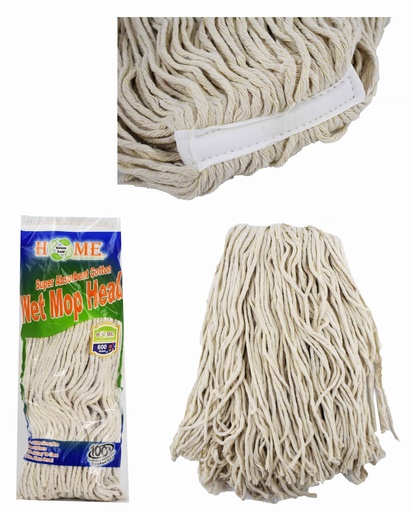 [C22-9600] 600 Gram 100% Cotton Wet Mop Head (12 pcs/ctn)
