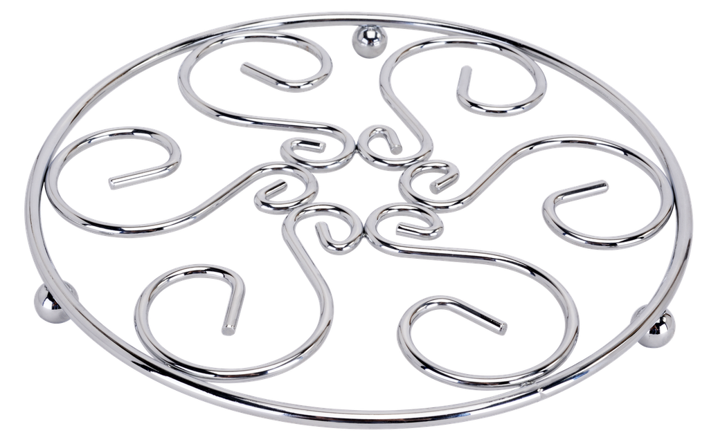 Chrome Plated Iron Pot Stand (48 pcs/ctn)