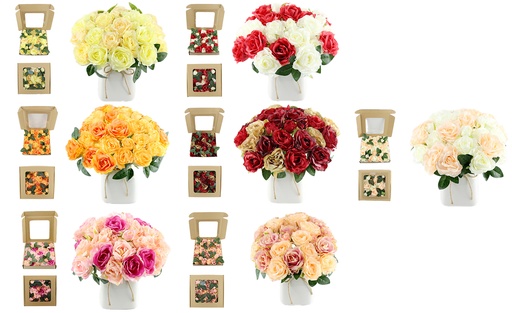 [FL6667] 31 Flower Rose Bouquet Set (24 set/ctn)