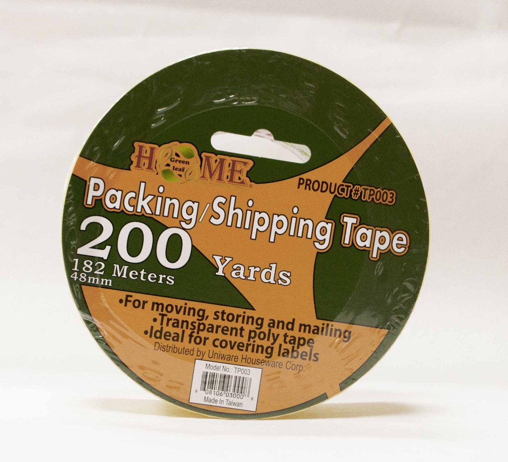 200 Yard x 2" Super Clear Packing Tape (36 pcs/ctn)