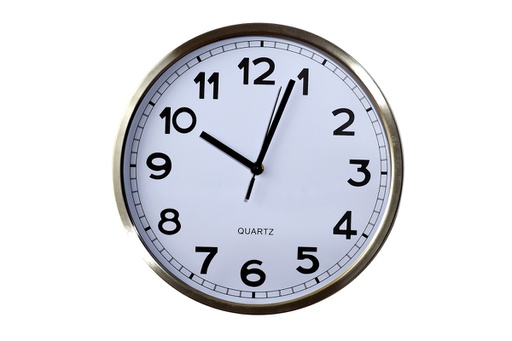 [CL030] 12" Stainless Steel Wall Clock (6 pcs/ctn)