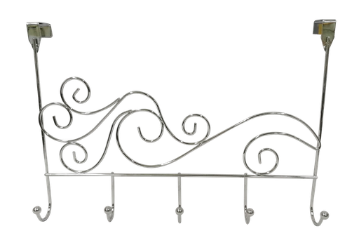 [18200-5] 5 Wave Shape Over-the-Door Hooks (12 pcs/ctn)